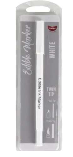 Edible Marker Pen - White - Click Image to Close